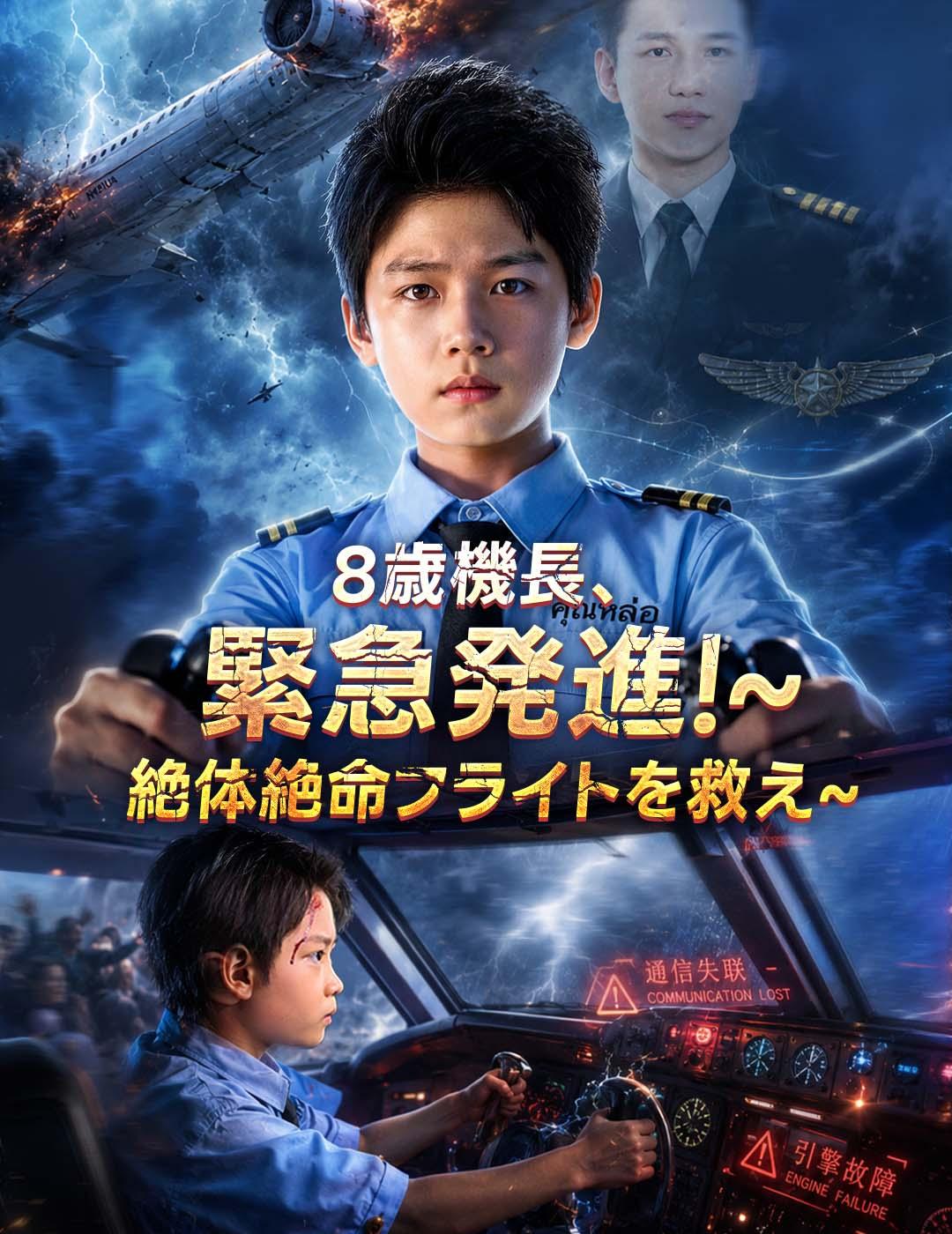 8歳機長、緊急発進!~絶体絶命フライトを救え~